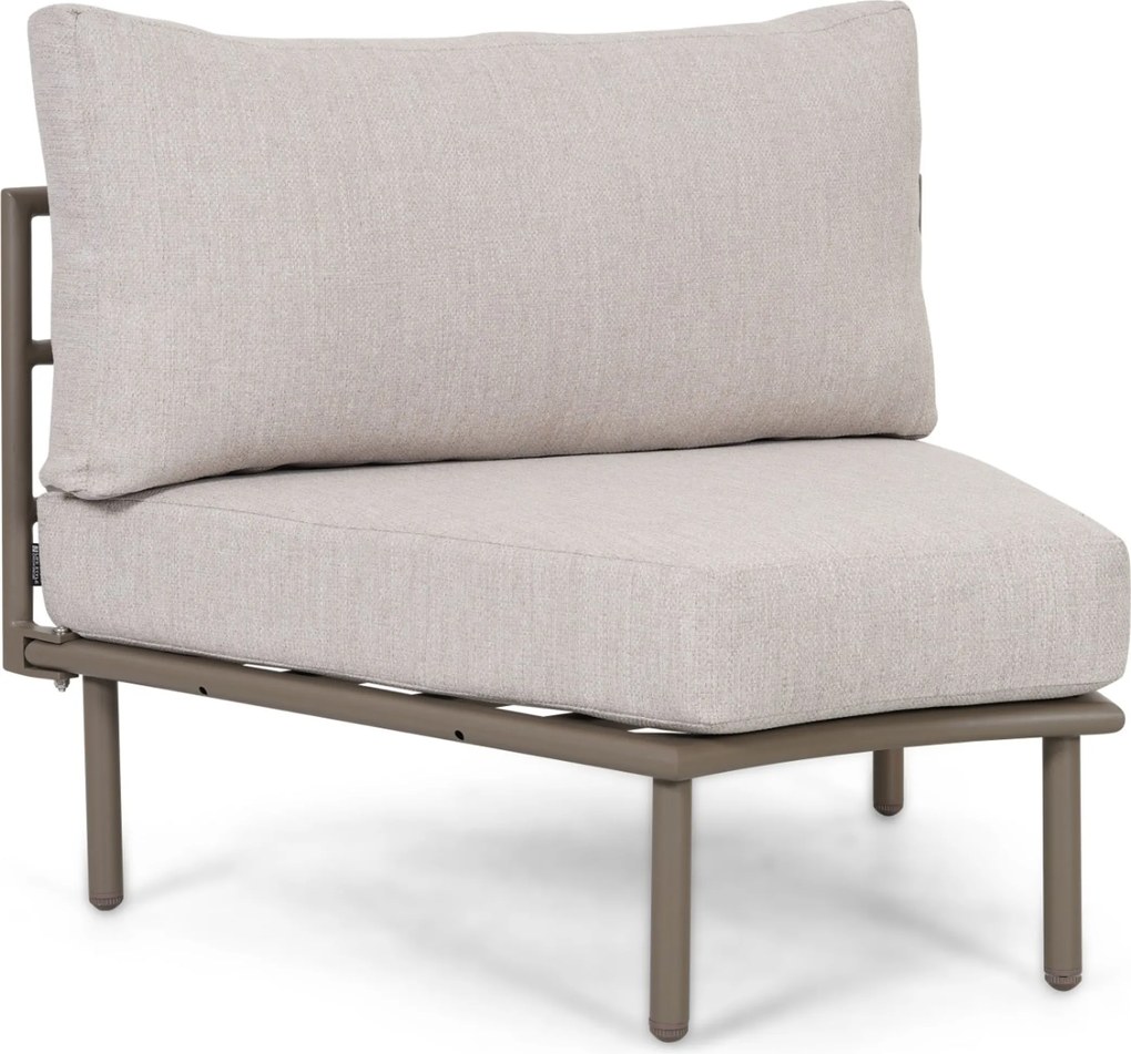 Loungeset tuin 5 personen Aluminium Taupe  Lifestyle Garden Furniture Perla