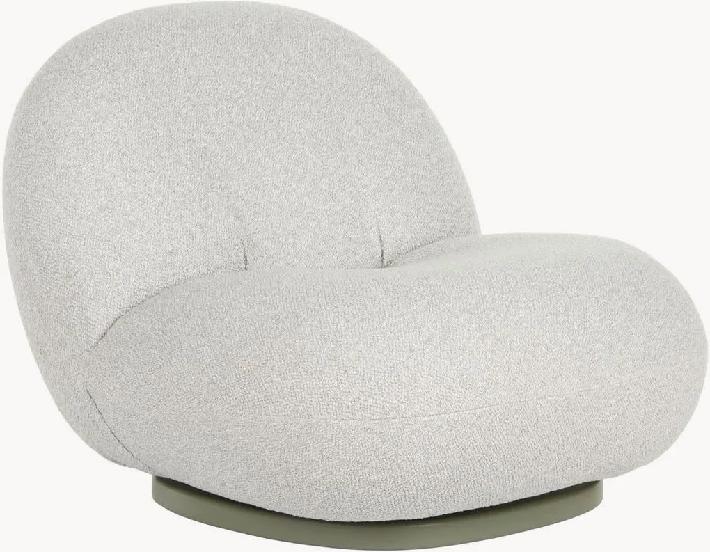 Tuinloungefauteuil Pacha, draaibaar, met gratis ottomaan