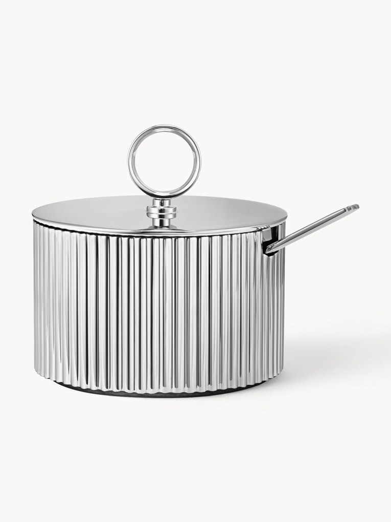 RVS suikerpot Bernadotte met lepel