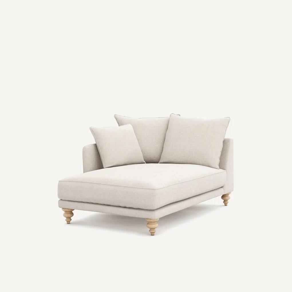 Longchair, in gemêleerd canvas, LAZARE