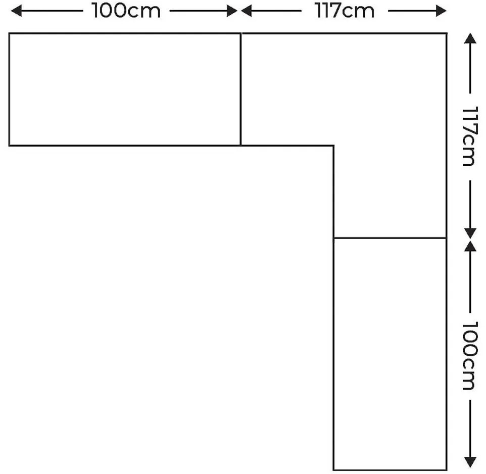 Goossens Excellent Kast Systeem Statement, 6 draaideuren met hoekkast 90 graden 215 cm breed 223 cm hoog 215 cm diep