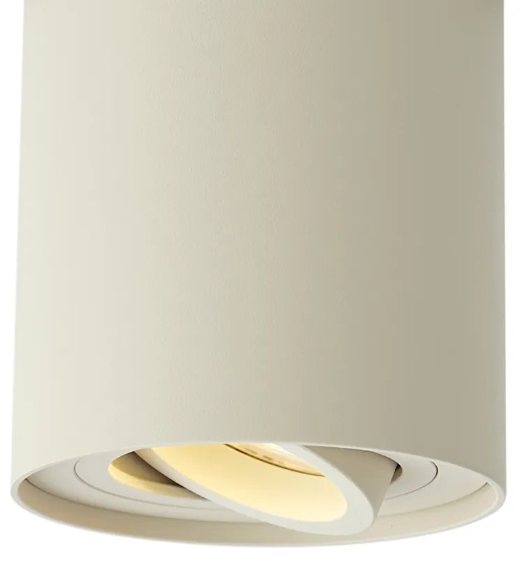 Moderne spot beige voor railsysteem 1-fase - Iconic Rondoo Up