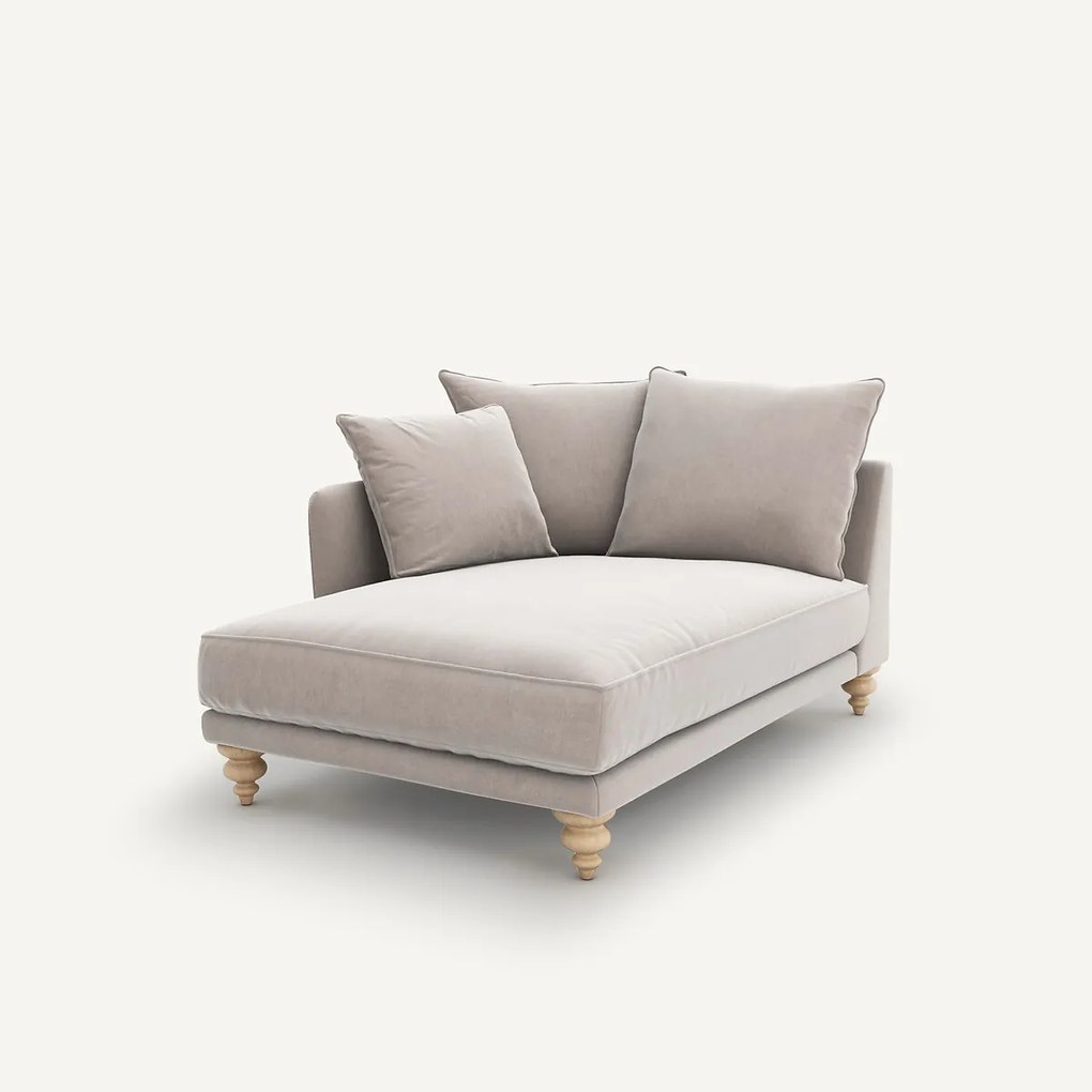 Longchair van fluweel, Lazare