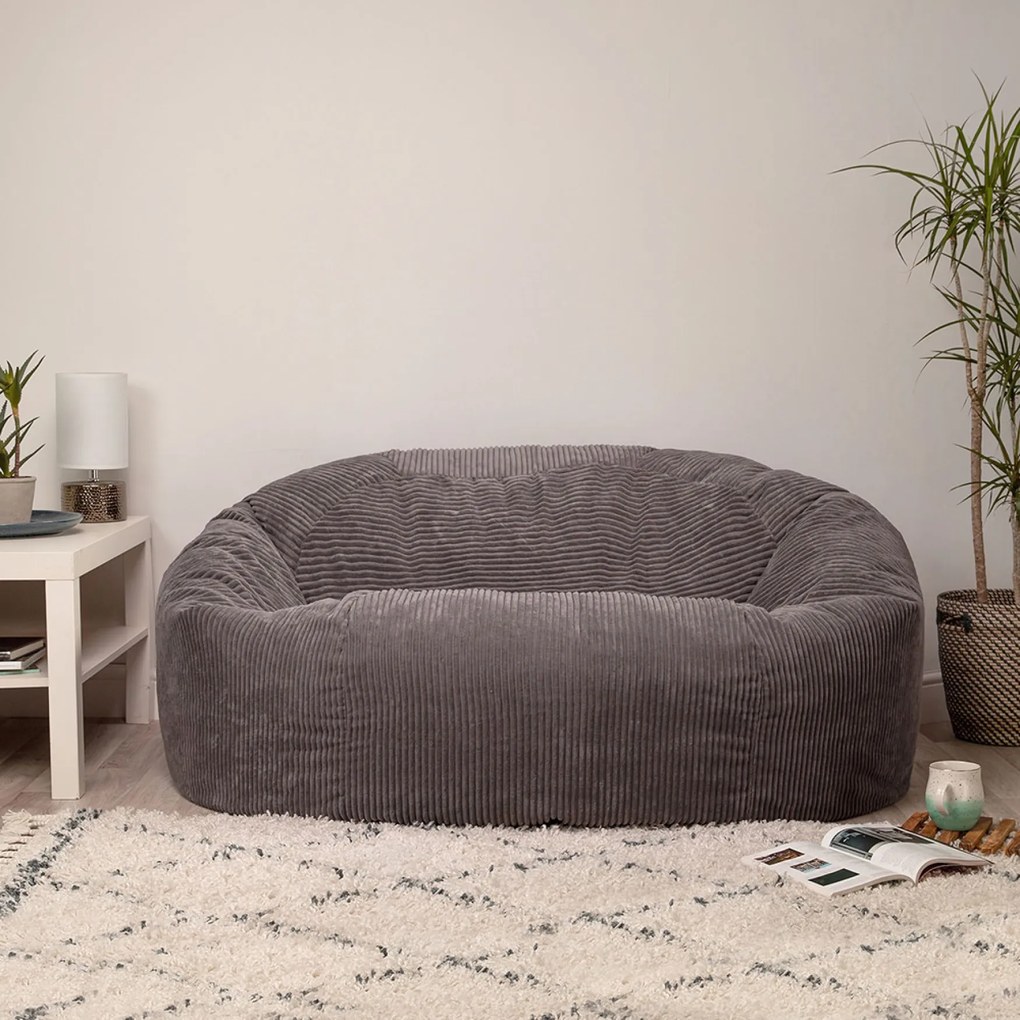 Cloudy Soul Giant 2-Seat Zitzak - Antracite