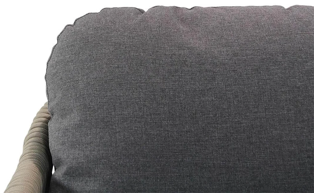 Stoel en Bank Loungeset 5 personen Rope Taupe Coco Lucia/Ralph