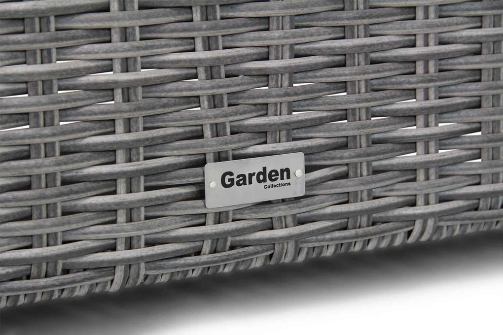 Hoek loungeset 5 personen Wicker Grijs Garden Collections Oxford