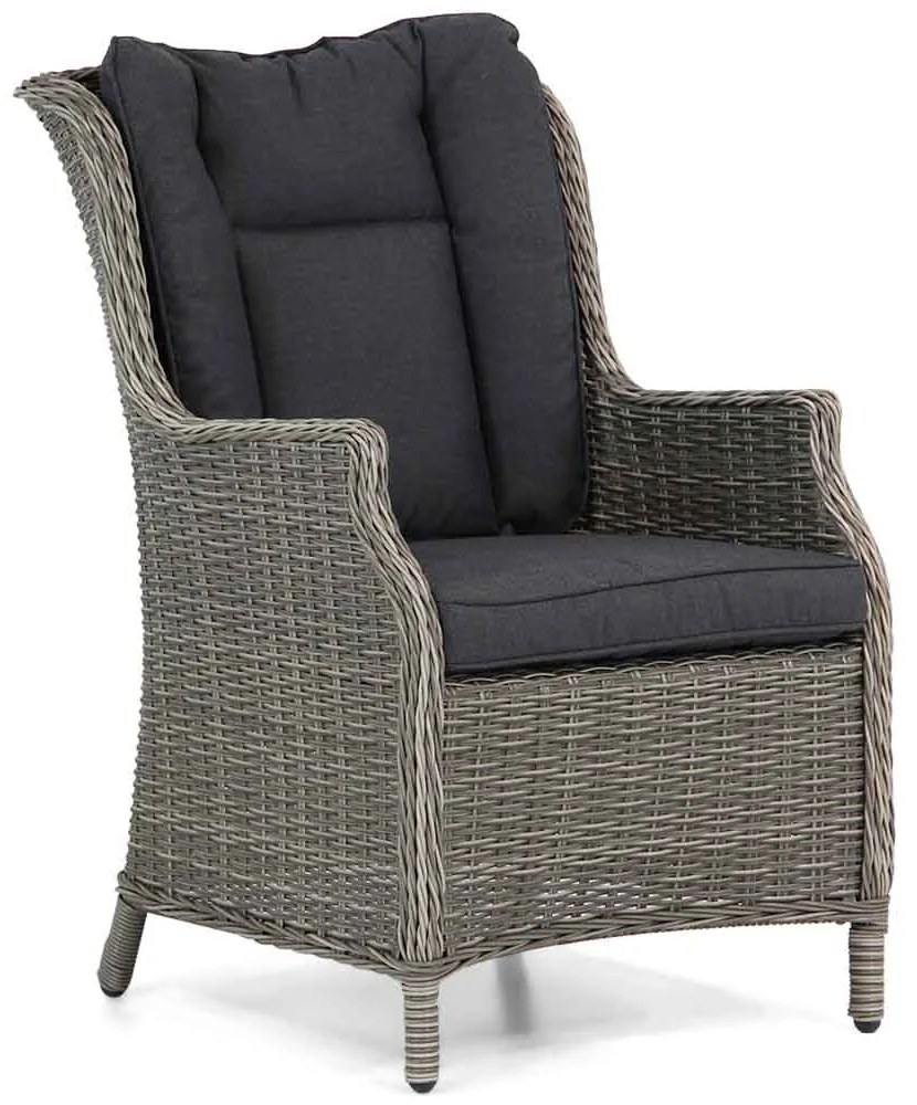 Tuinset 4 personen 160 cm Wicker Grijs Garden Collections Aberdeen/Weston