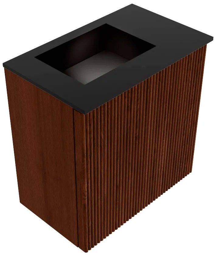 Mondiaz Joya 40cm toiletmeubel ruby met wastafel faye links 1 kraangat urban