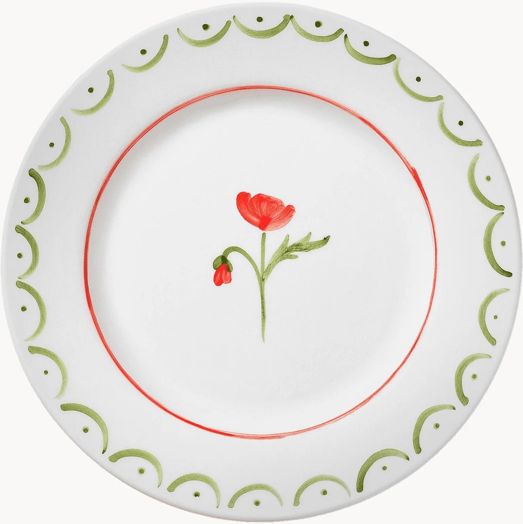 Handbeschilderd saladebord Cottage Flower