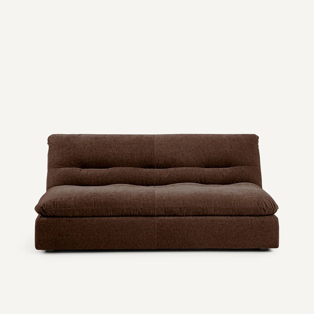 Modulaire 3-zits bank in chenille fluweel, Giuliano