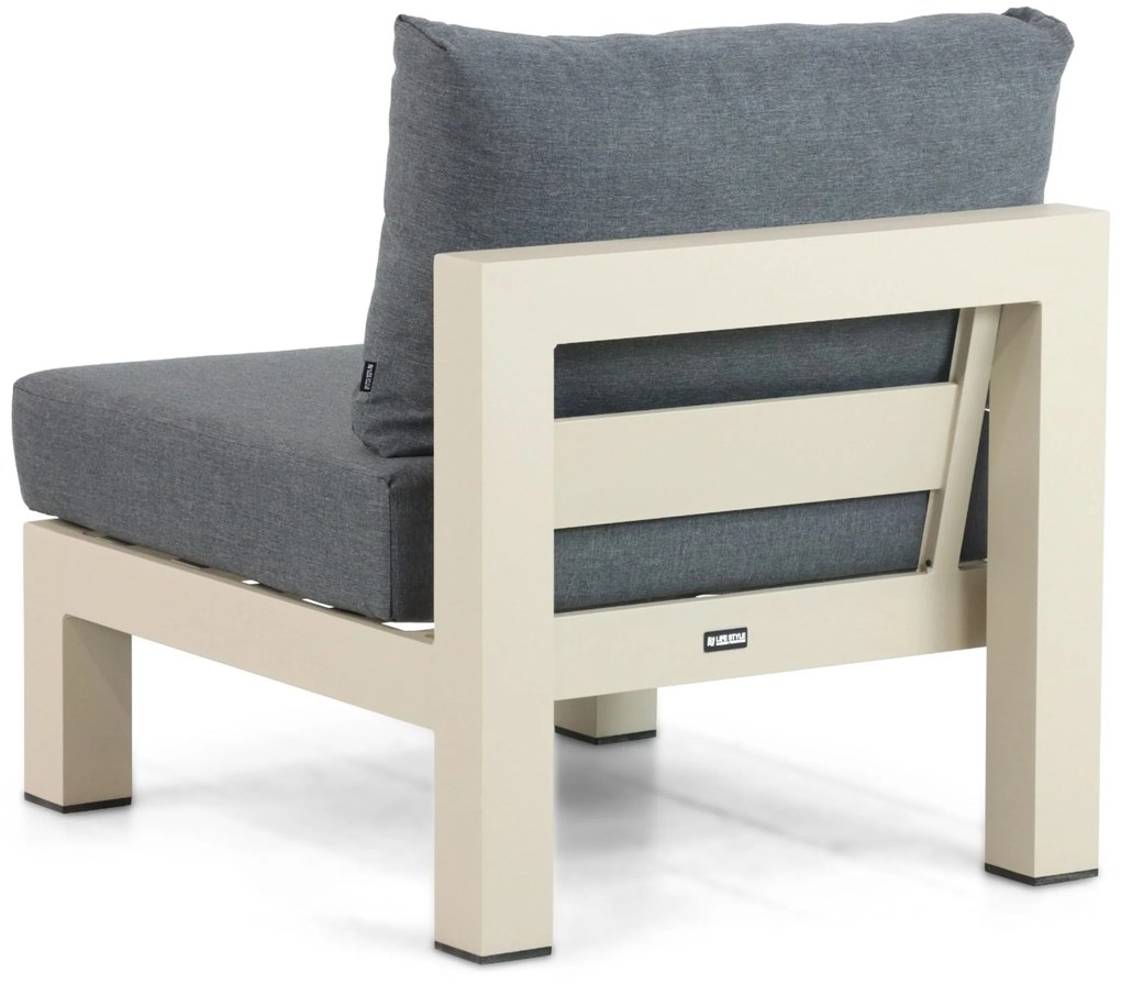 Hoek loungeset 6 personen Aluminium Taupe Lifestyle Garden Furniture Luca
