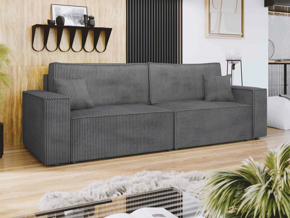 Slaapbank Vespes, Aanwezig, 83x245x90cm, 96.5 kg, Poten: Kunststof