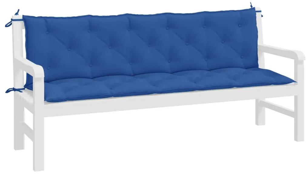 vidaXL Kussen voor schommelstoel 180 cm stof blauw