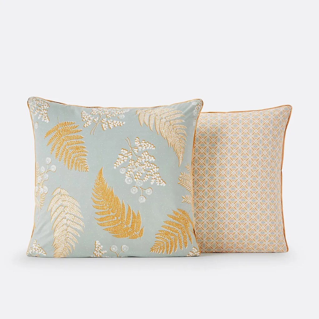 Kussensloop in perkalkatoen, Fougère