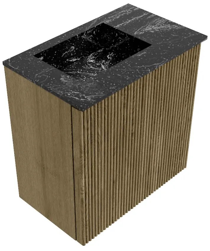 Mondiaz Joya DLux 40cm toiletmeubel dusk met wastafel faye links 1 kraangat lava
