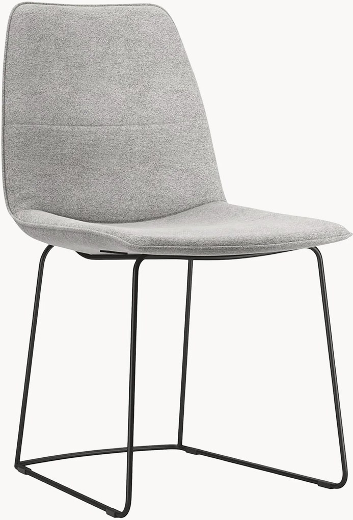 Stoel Freistil117 met bekleding, grijs
