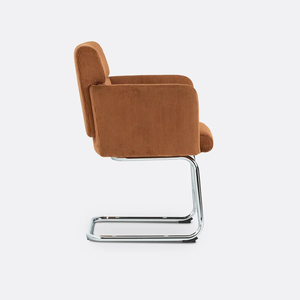 Tafel fauteuil in geribd fluweel, Canti