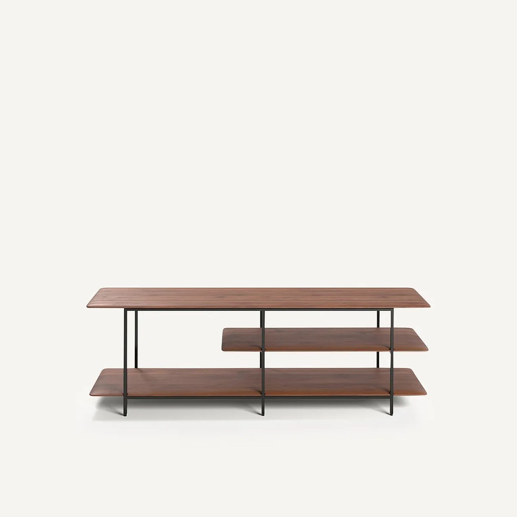 Notenhouten hifi-tv-meubel, Jacobson