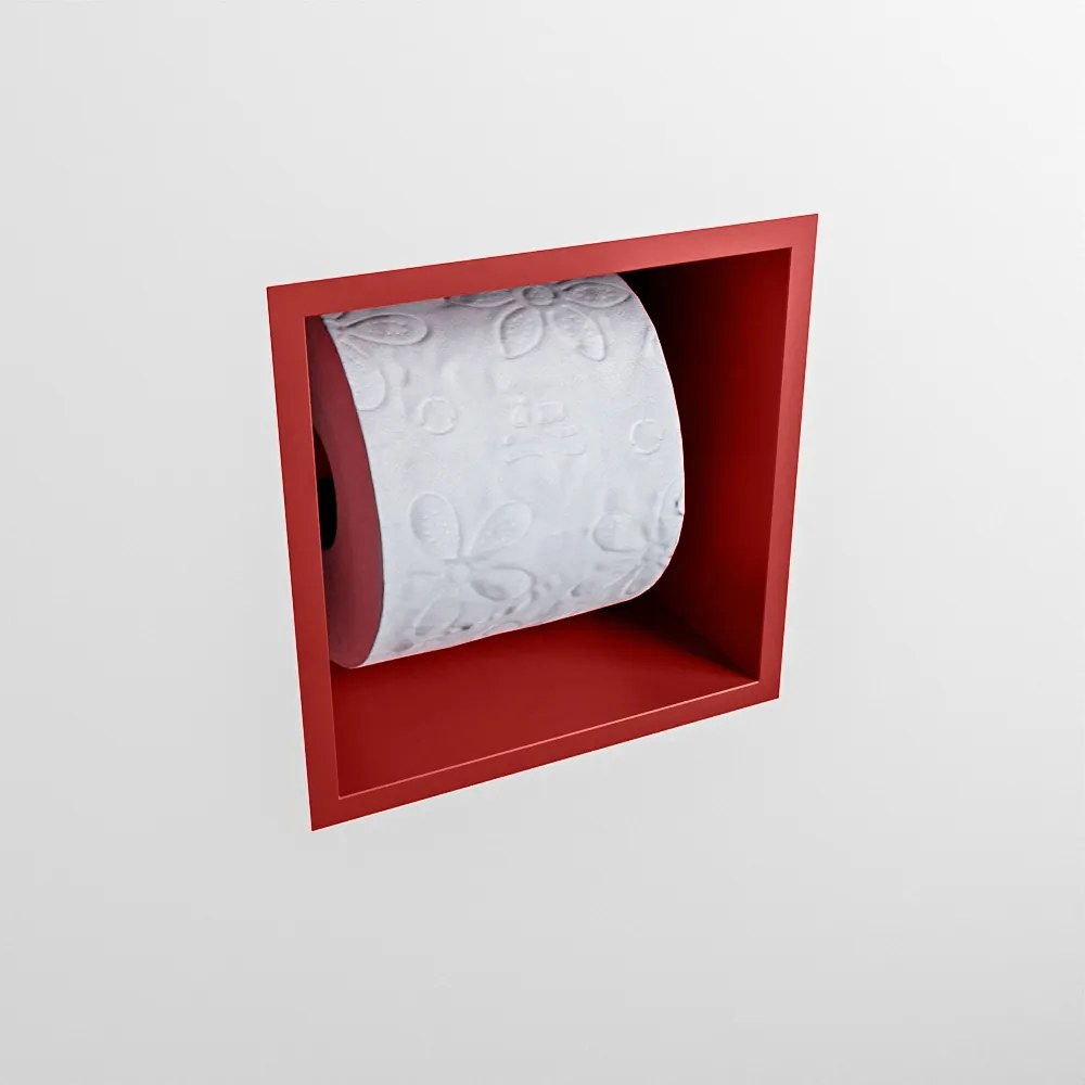 Mondiaz Easy Cube toilet rolhouder 16x16cm fire