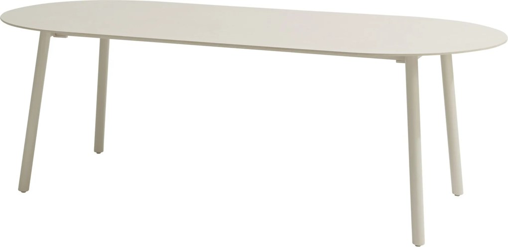 Alba dining tuintafel 220x100xH75 cm keramiek oyster linen Taste 4SO