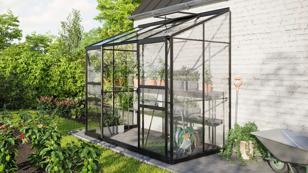 Vitavia Ida muurserre - 3,3m² - Zwart