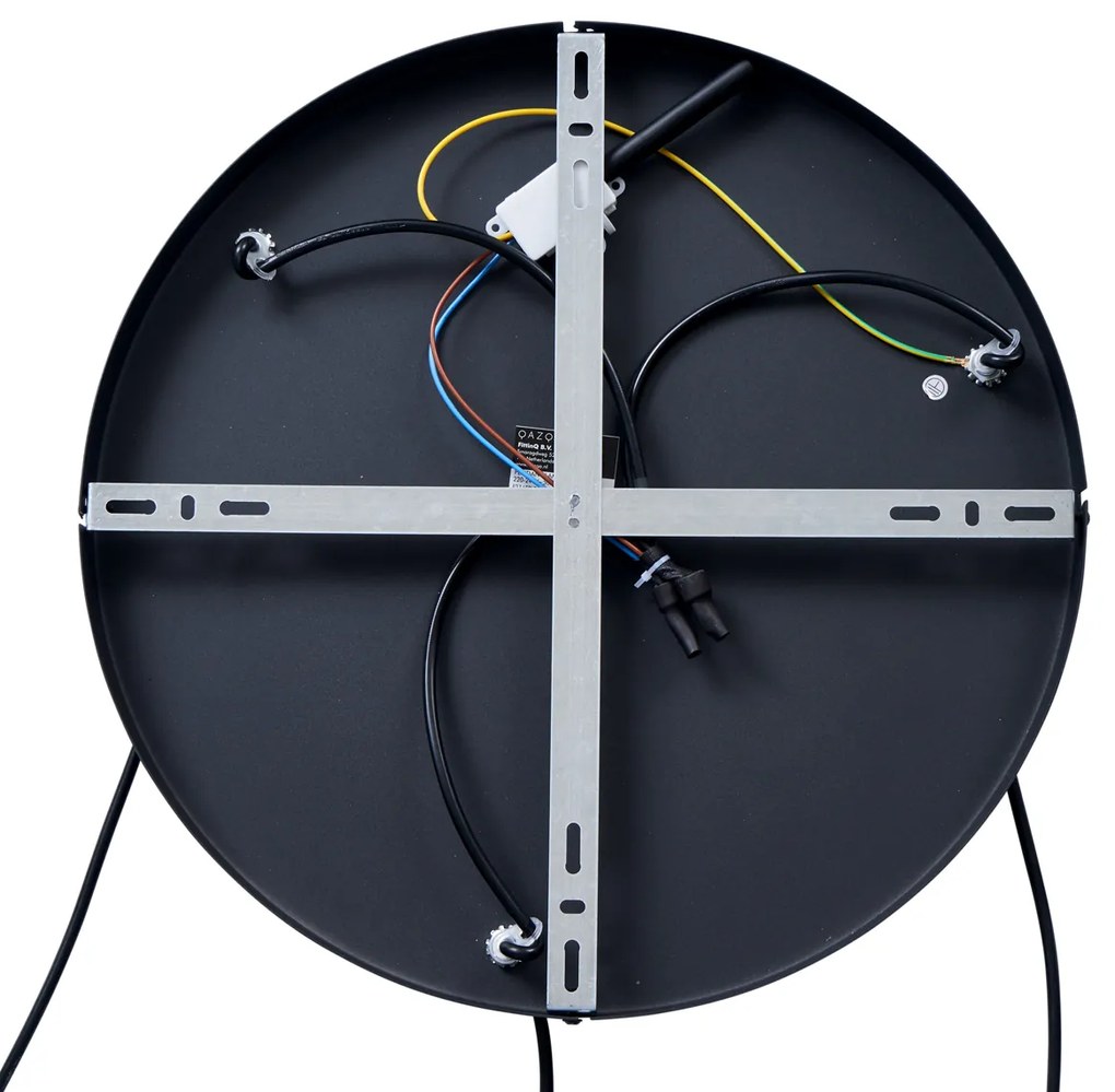 Design hanglamp zwart rond 3-lichts - Indu