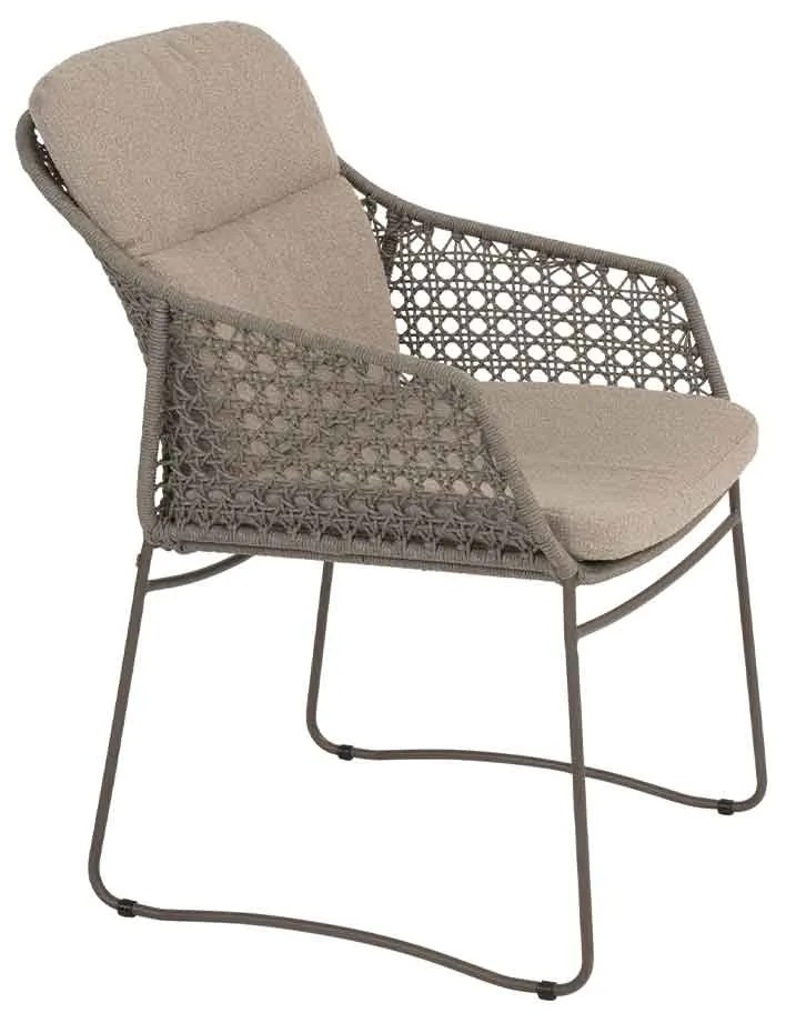4 Seasons Moretti lounge dining stoel - bruin