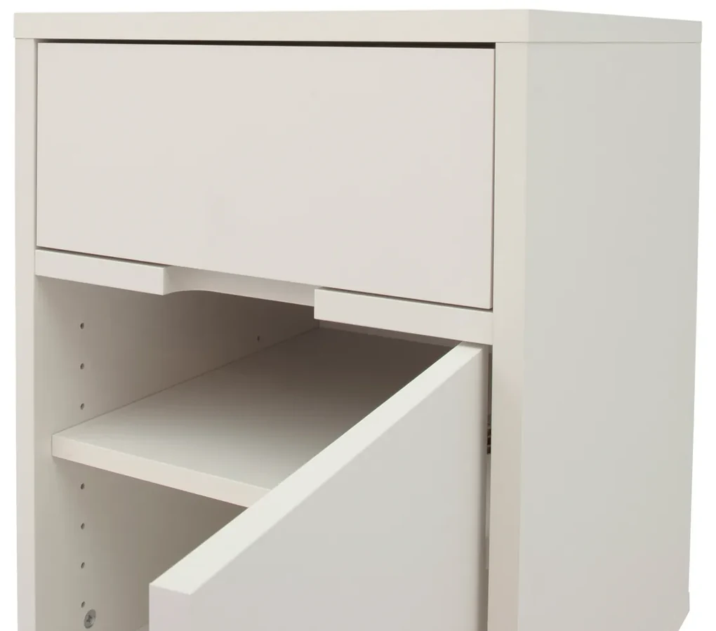 Tenzo Lipp Verrijdbaar Ladeblok Wit - 40x45x60cm.