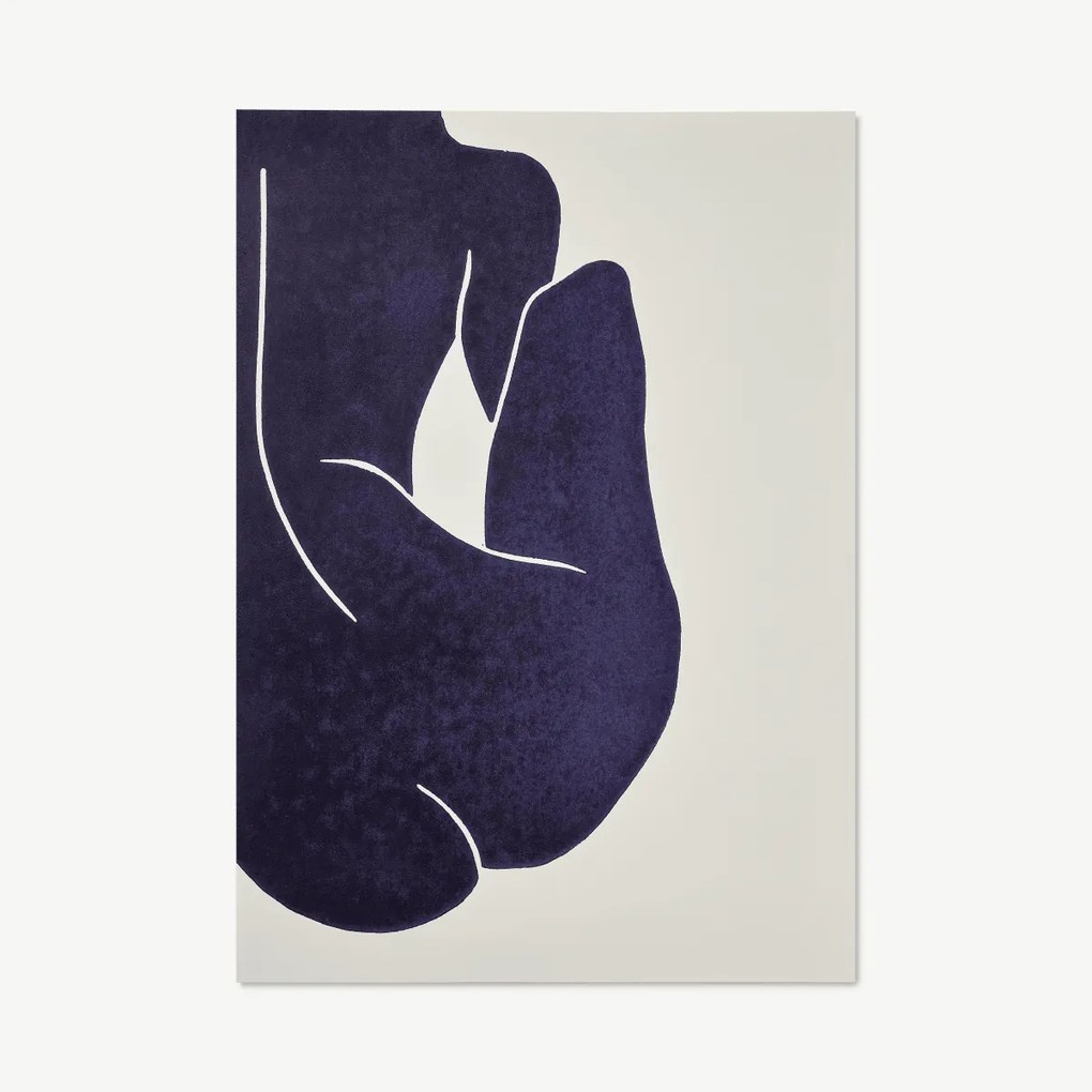 Paper Collective, Linocut II, print door Jazmine Andrew, 50 x 70 cm