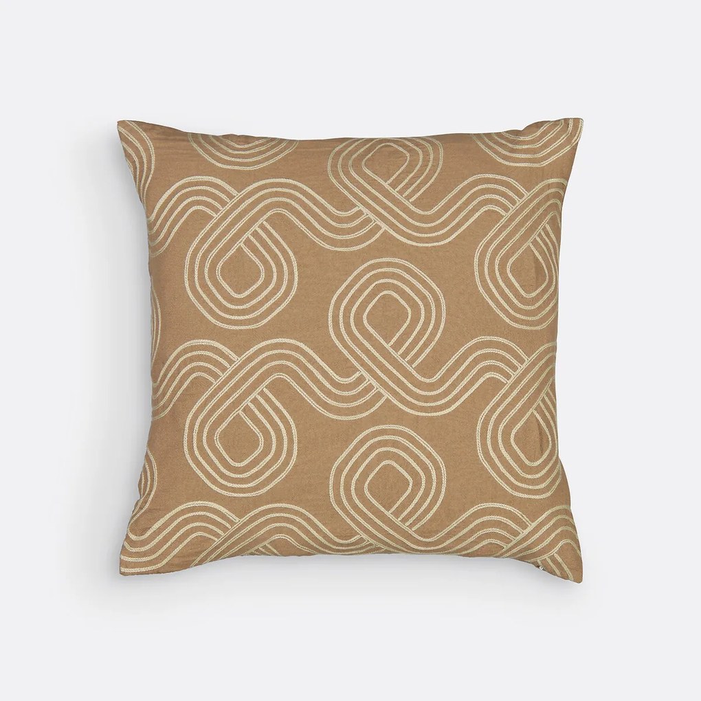 Geborduurd kussenhoes 45x45 cm, Belby