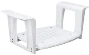 Plieger Comfort Life badzit verstelbaar 65-72cm 38x42cm max. 110kg wit