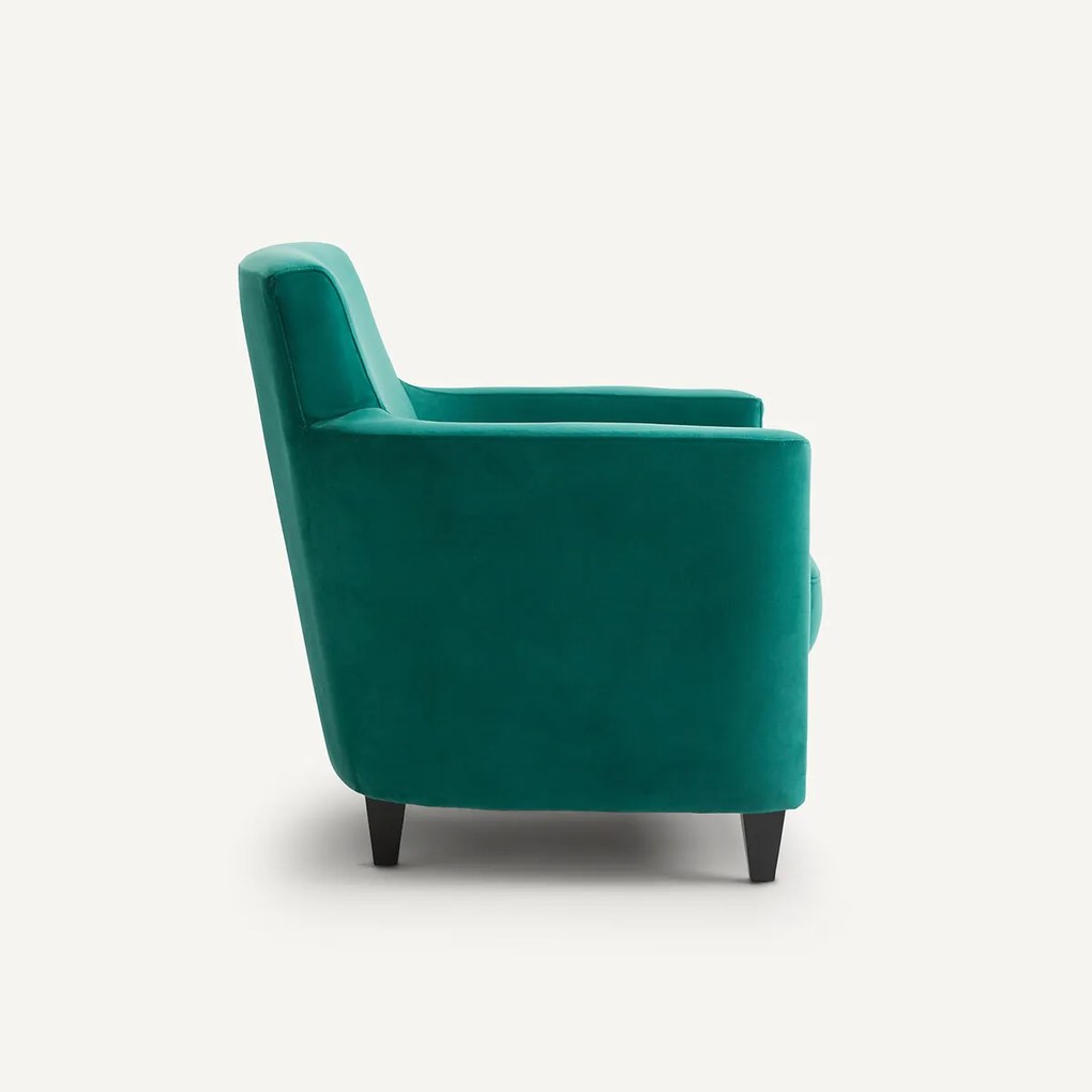 Fluwelen club fauteuil Mathesson