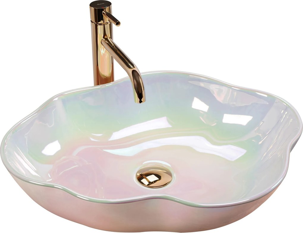 Opzetwastafel Rea Akoya Pearl