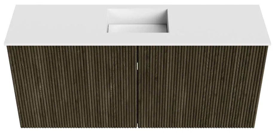 Mondiaz Joya 90cm toiletmeubel shadow met wastafel faye midden zonder kraangat talc