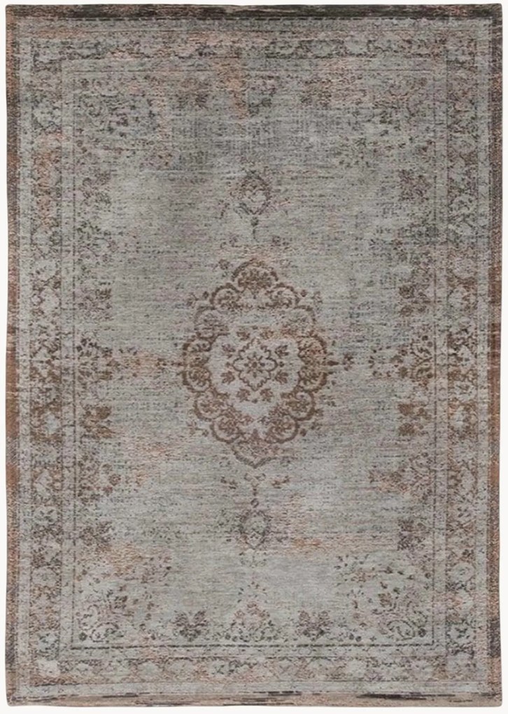 Wasbaar jacquard in- & outdoor vloerkleed Medaillon