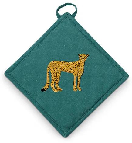 Cheetah pannenlap (22x22 cm)