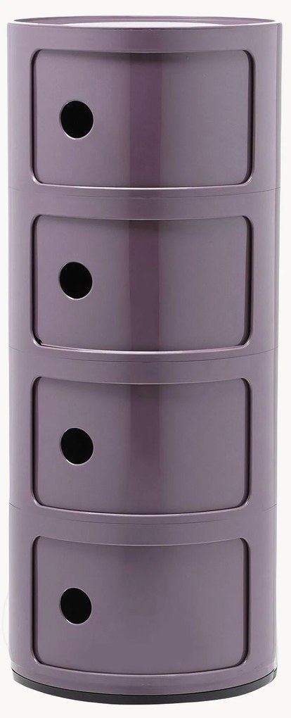 Design container Componibili, 4 modules, H 77 cm