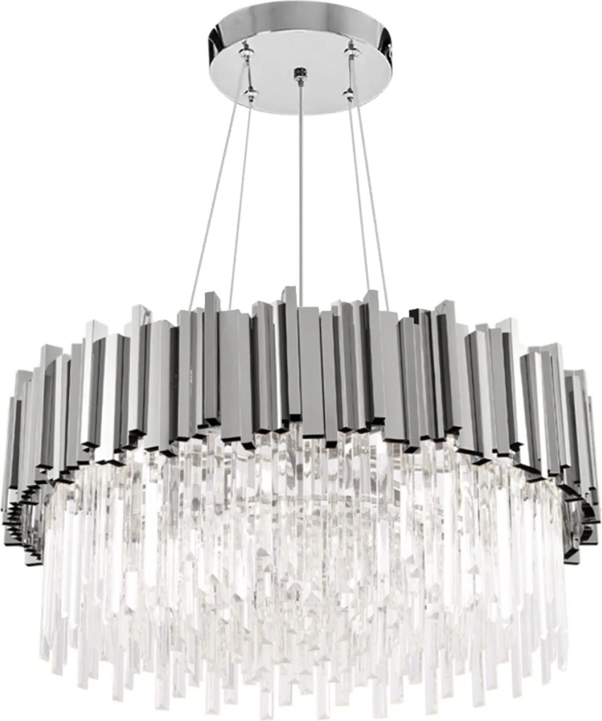Kristallen plafondlamp APP1480-1C Chrom