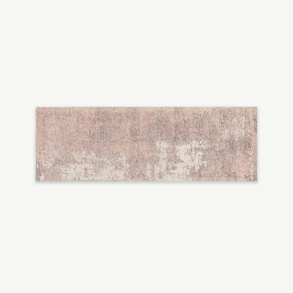 Genna loper van jacquard 66 x 200 cm, roze