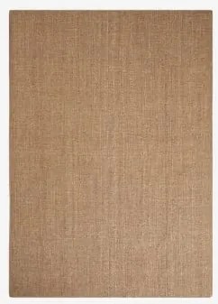 Rechthoekig Tapijt Van Wol En Jute Wamba Bruin - Tarwe & 300 X 400 Cm - Sklum