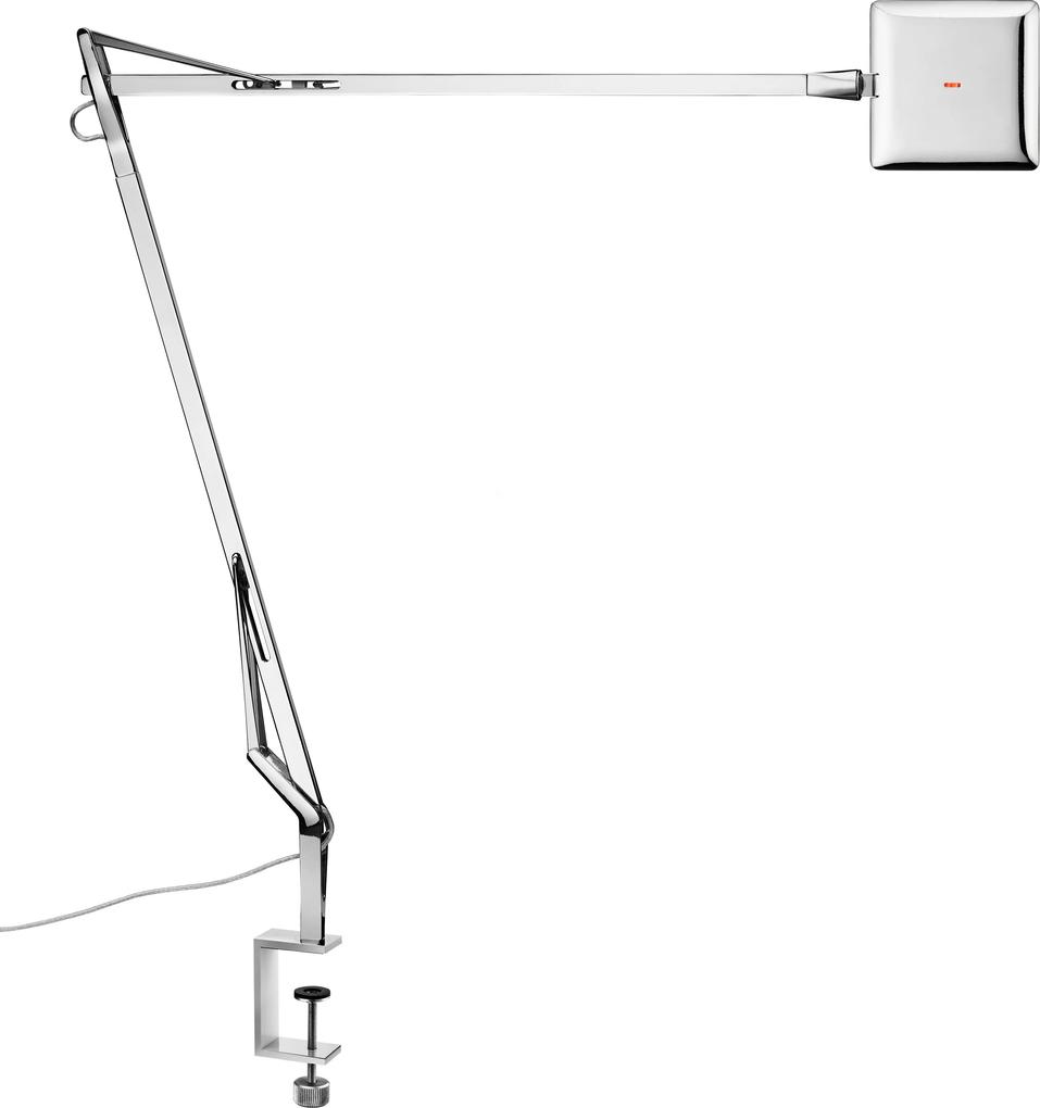 Flos Kelvin Edge bureaulamp met tafelklem LED chroom