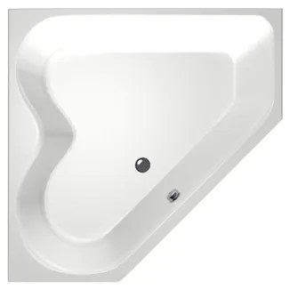 Xenz Cyprus Hoekbad - 145x145x53 - afvoer Midden - acryl - wit 6864-01