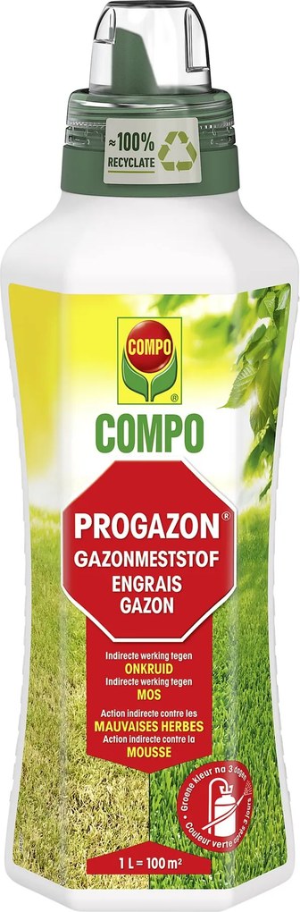 Compo Progazon 1L – Vloeibare gazonmest – Voedt, Beschermt &amp; Versterkt