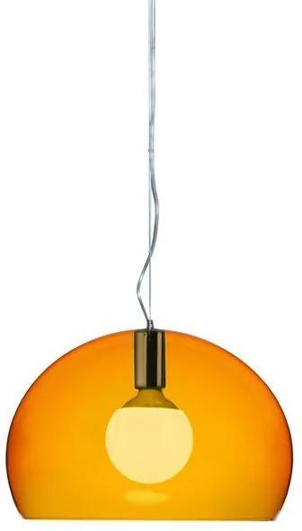 Kartell Small FL/y hanglamp oranje