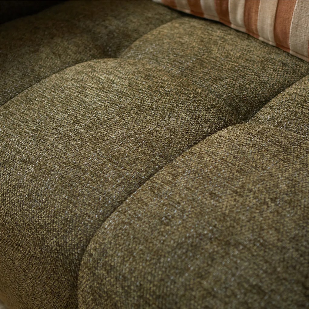 PEPP Interiors Wave Hoekbank Met Ruiten Groen Links