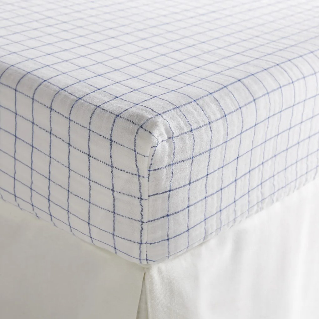 Hoeslaken in tetra met omslag 30 cm, Cotto