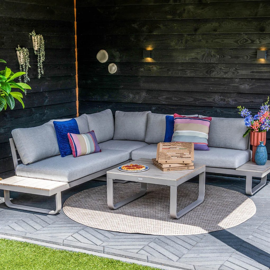 Garden Impressions Diego loungeset 4-delig - taupe
