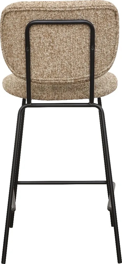 Moderne Barkruk Beige Boucle