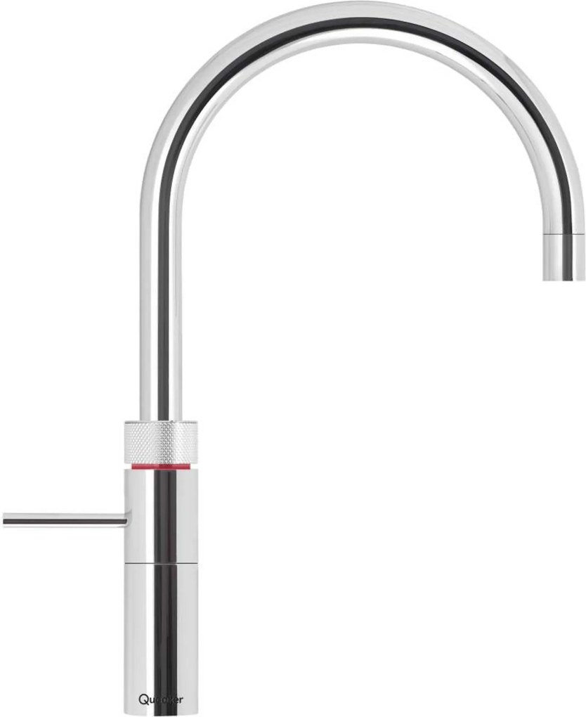 Quooker Fusion round met COMBI boiler 3-in-1 kokendwaterkraan Chroom