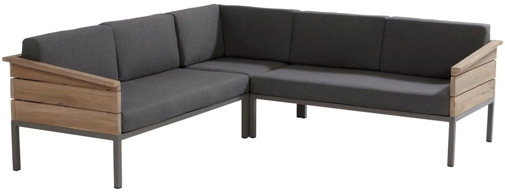 4 Seasons Outdoor | Cava teak loungeset SALE  Loungeset    antraciet weerbestendig